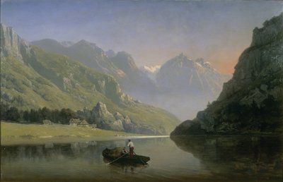 Souvenir of Savoy; Sunrise in the Mountains by Josephine Bowes